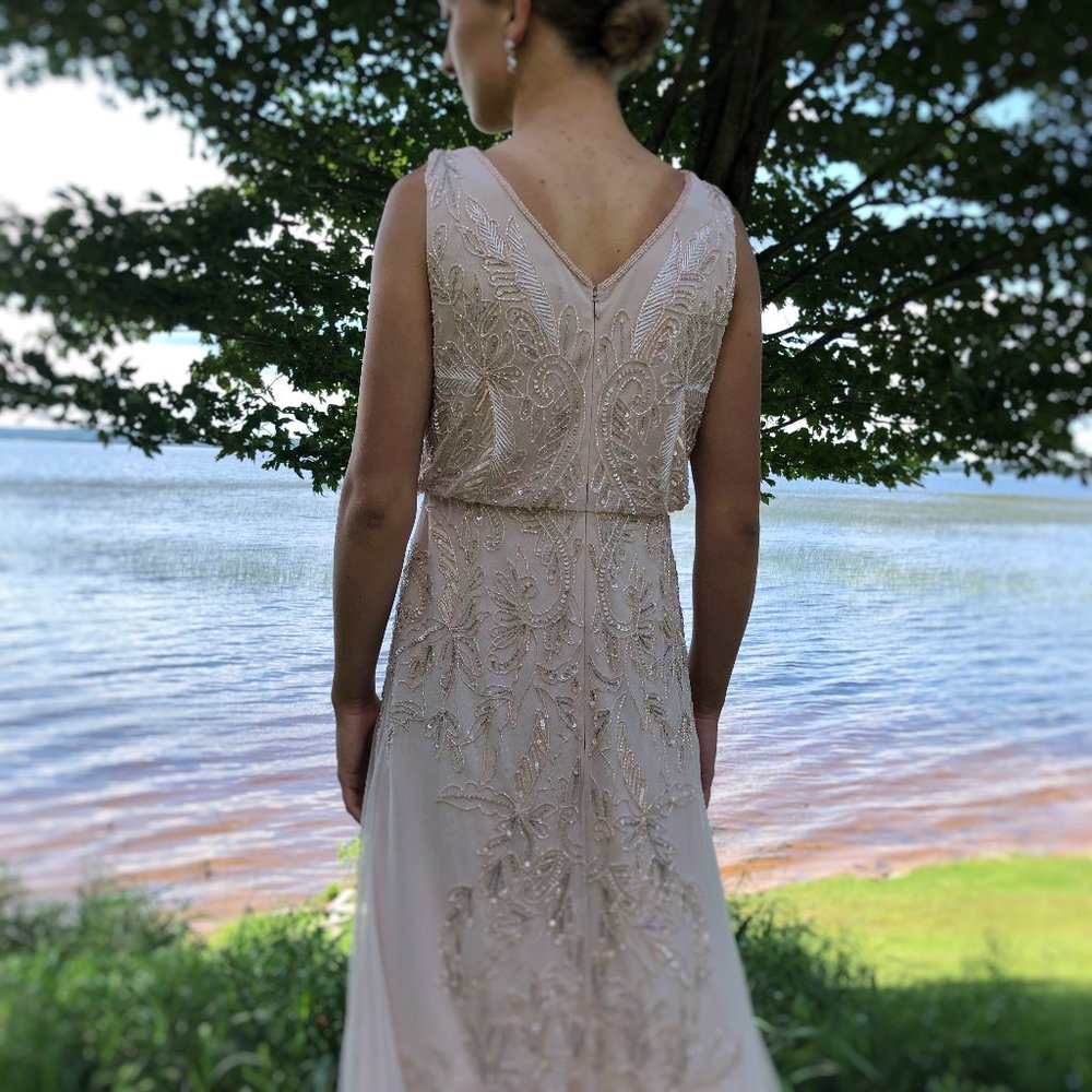 BHLDN Adrianna Papell Bridesmaid Aubrey dress